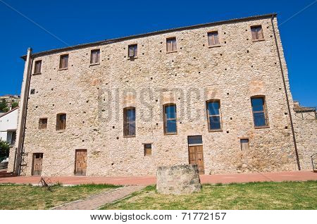 Franciscan monastery. Rocca Imperiale. Calabria. Southern Italy.