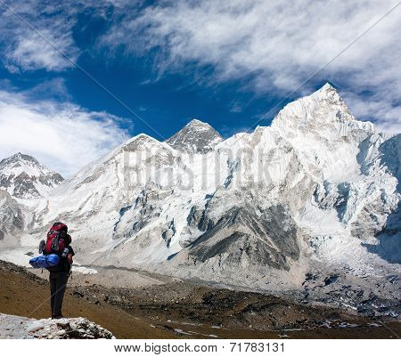Panoramic View Of Mount Everest