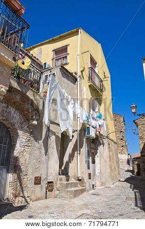 Alleyway. Rocca Imperiale. Calabria. Italy.