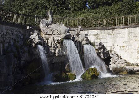 Caserta Royal Palace Garden fountain