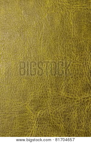 Green leather background