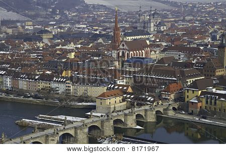 Stadsgezicht van Würzburg