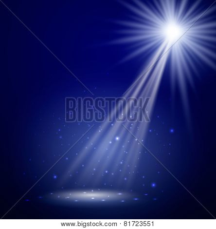 Stage. Vector illustration.