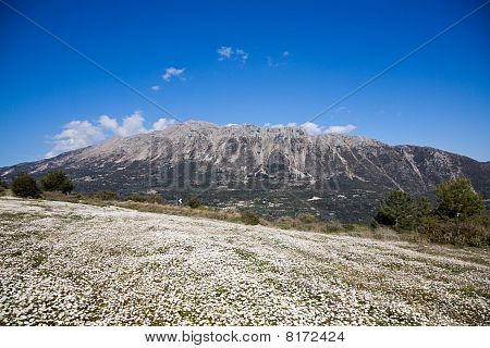 Montagne sull'isola di Lefkada