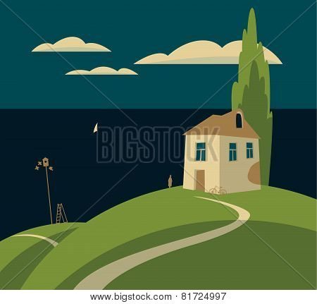 House by the sea
