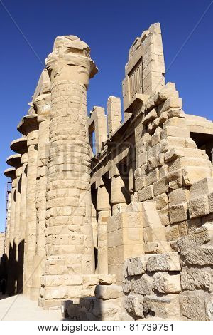 The Karnak Temple , Luxor, Egypt.