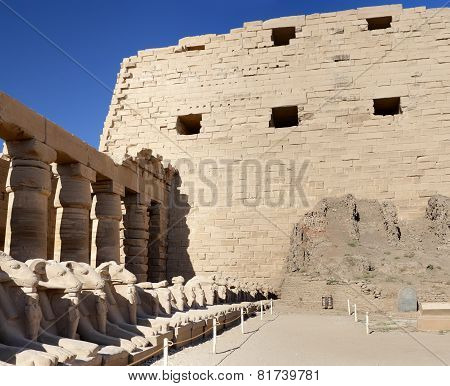 The Karnak Temple , Luxor, Egypt.