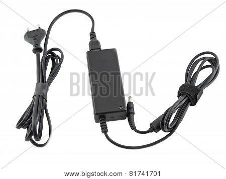 Computer Charger For Notebook (laptop). Isolated