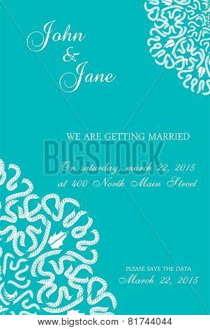Vector  lace vintage vertical