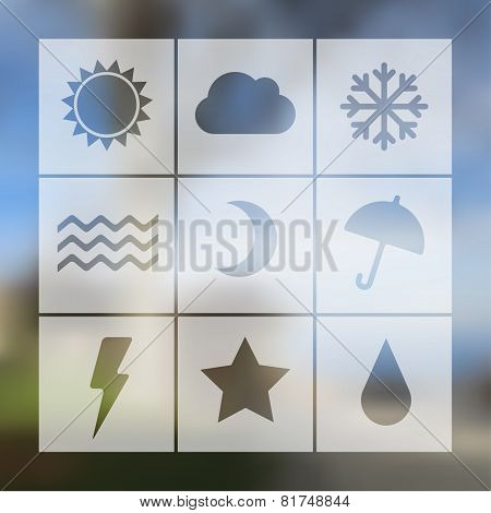 Vector Weather Icon Set
