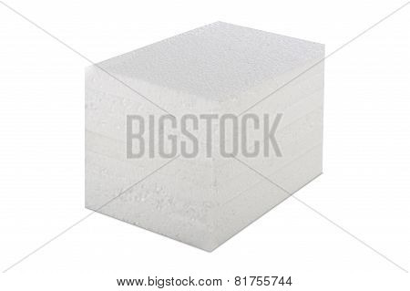 Styrofoam Panel Isolated