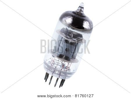 Single Vacuum Electron Tube. Isolated