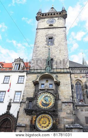 Tower And Clock On Staromestska Square, Prague