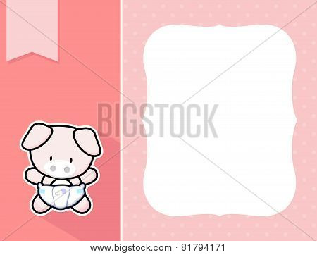 frame baby pig