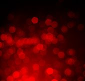 Red Bokeh as Background