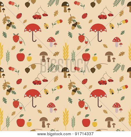 Autumn Seamless Pattern