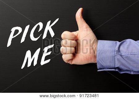 Thumbs Up for Pick Me