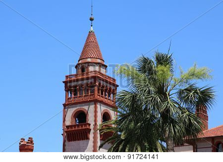 Facade Of Flagler College In St Augustine