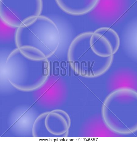 Blue Bubble Pattern