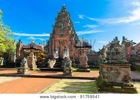 Main Entrance Of Country Temple In Bali,indonesia.