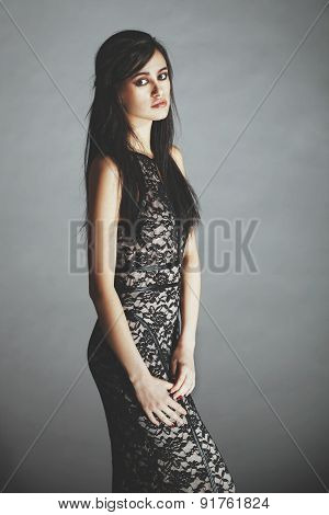 Girl Fashion Dress.
