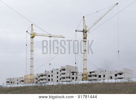 Construction of a new high-rise building