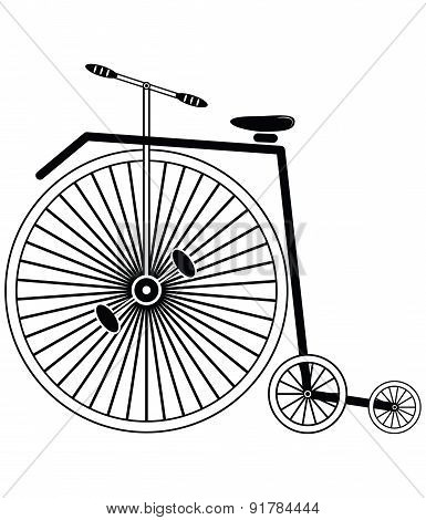 Vinatge Bike Type 3 In Black And White