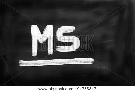 Multiple Sclerosis Concept