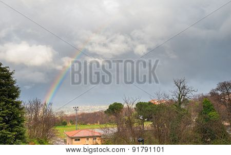 Rainbow And Valley
