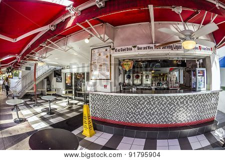 Johnny Rockets Restaurant At Ocean Drive 728 In Miami,