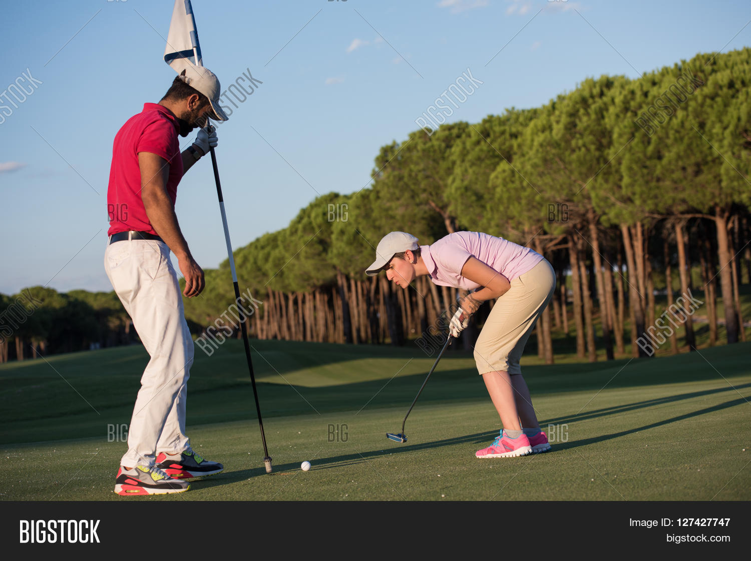 Male Golf Instructor Teaching Image & Photo Bigstock