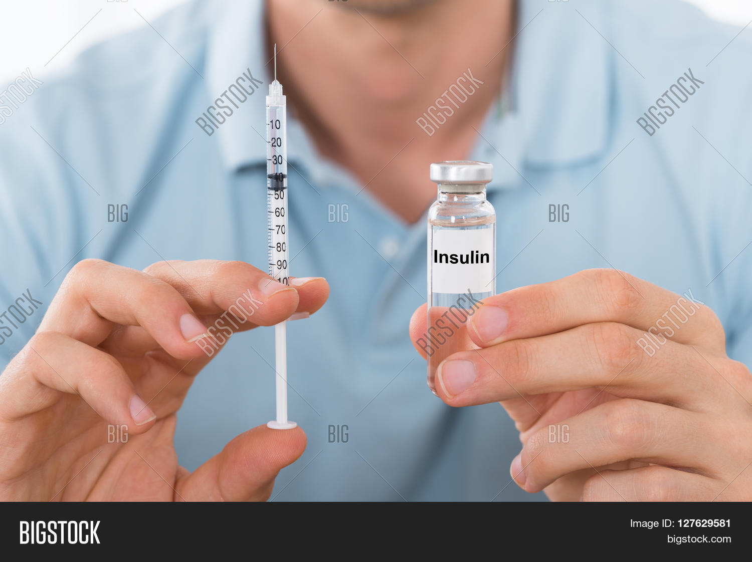 Man Holding Insulin Image & Photo (Free Trial) Bigstock