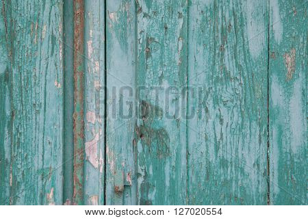 Grunge old wood panels ruined by weather