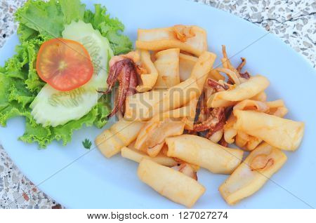 Delicious Fried Squid