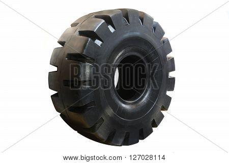 The career wheel truck isolated on white background