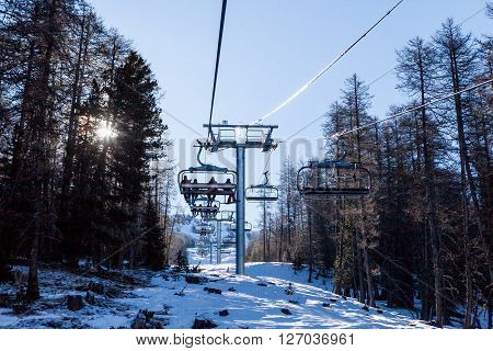 Ski Resort Les Orres, Hautes-alpes, France