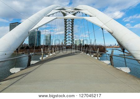 The Humbre Bridge in City of Toronto