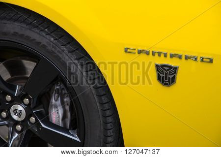 Pistoia Italy - April 2016: Original Camaro from 