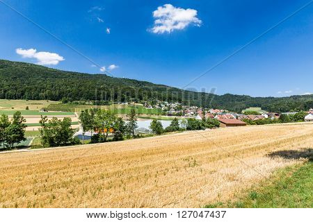 Views Of The Small Village Boppelsen In The Canton Of Zurich
