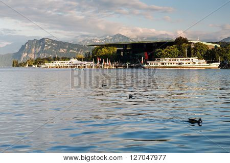 View Of The City Of Lucerne In Switzerland