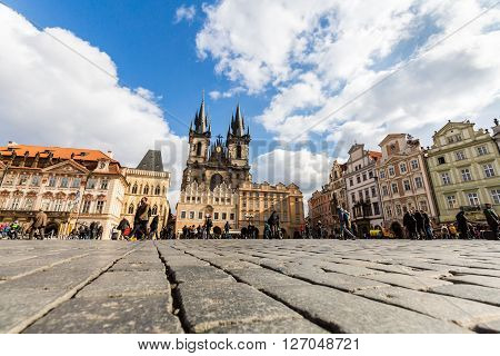 Exterior Views Of Buildings In Prague