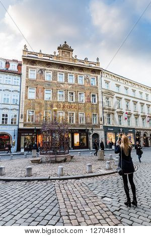 Exterior Views Of Buildings In Prague