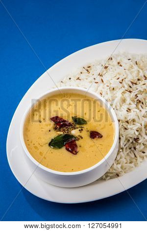 Whole Yellow Lentil with Rice, dal tadka and jeera rice, Indian Dish, cooked rice and cooked Arhar or Toor dal (Pigeon Pea)
** Note: Visible grain at 100%, best at smaller sizes