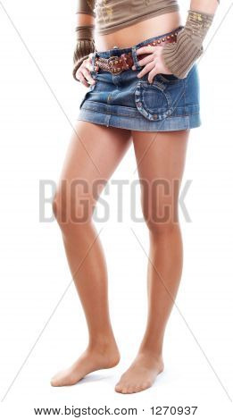 ขาของหญิงสาว