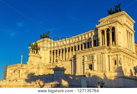 Monumento Nazionale a Vittorio Emanuele II in Rome, Italy