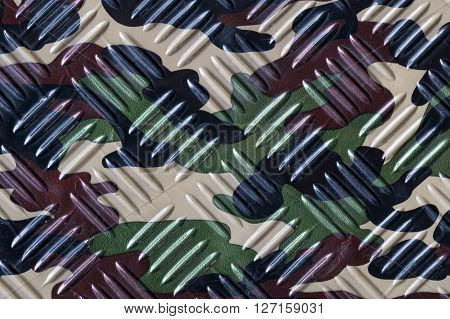 camouflage texture background with diamond pattern, green