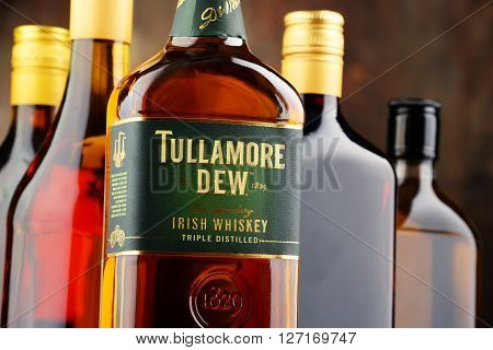 Bottle Of Tullamore Dew, Irish Whiskey
