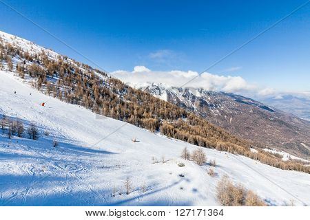 Ski Resort Les Orres, Hautes-alpes, France