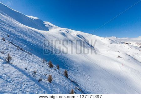 Ski Resort Les Orres, Hautes-alpes, France