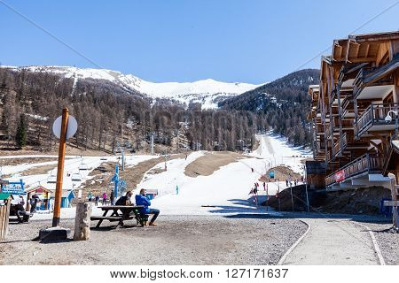 Ski Resort Les Orres, Hautes-alpes, France